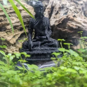 3D Buddha (White/Black) - small