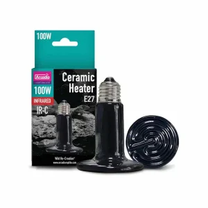 Arcadia Ceramic Heat Lamp 100W – Ceramic Infrared Reptile Heater