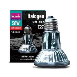 Arcadia Halogen Heat Lamp 50W – Basking Lamp