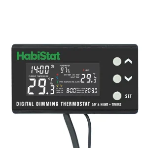 HabiStat Digital Dimming Thermostat – Day/Night Precision Temperature Control