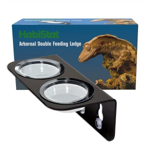 HabiStat Gecko Feeding Ledge — Double Cup