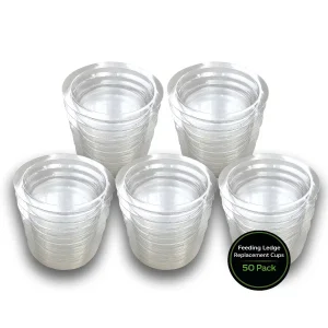 HabiStat Replacement Feeding Cups – Pack of 50