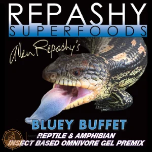 Repashy Bluey Buffet - Premium Insect-Based Gel Food for Reptiles & Amphibians, Complete Nutrition!